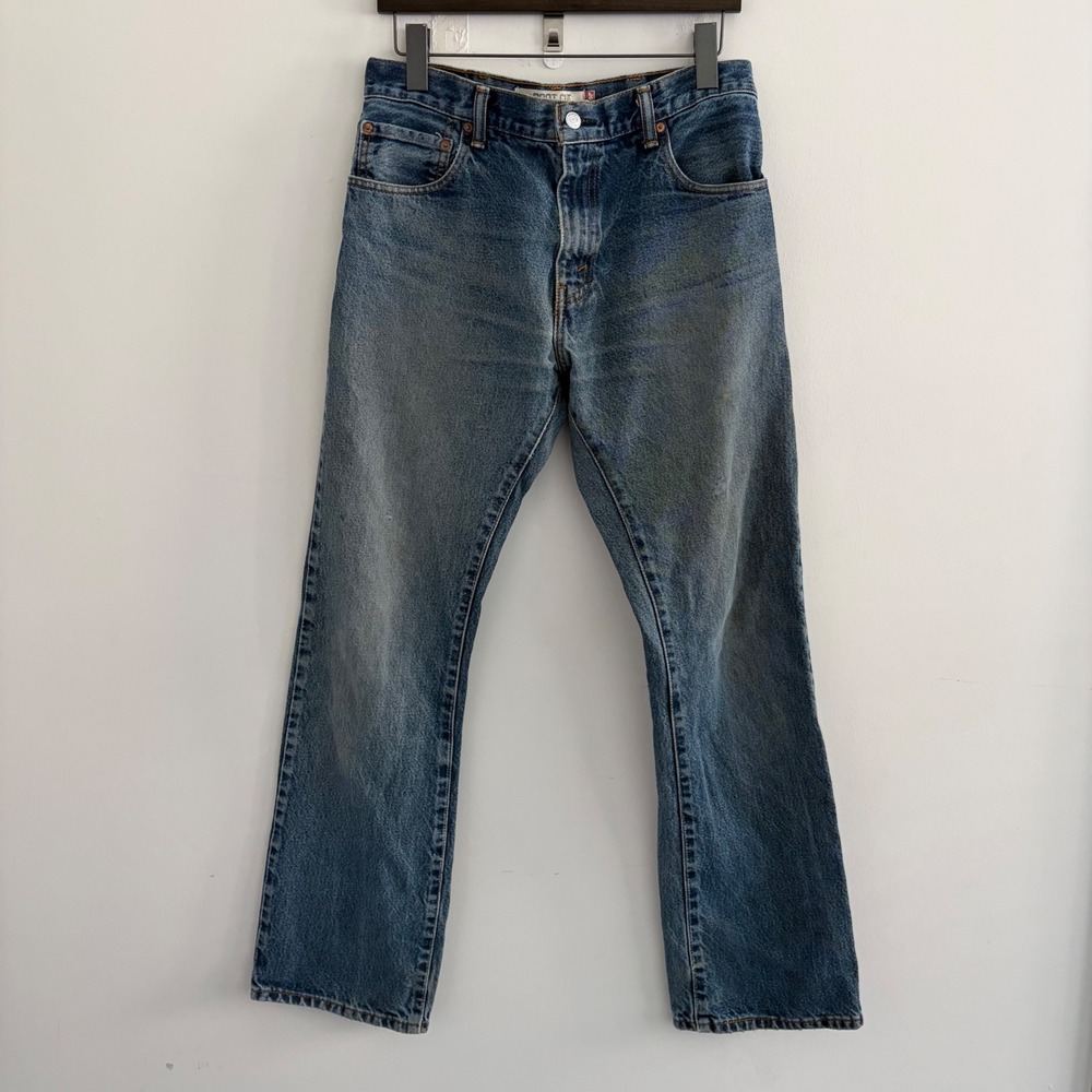 Levis 517 Bootcut Jeans Medium Wash Blue Denim W32 L32